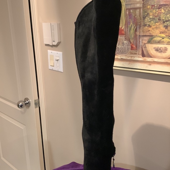 Wishbone tall suede, leather winter boots, size 6 - Picture 12 of 16